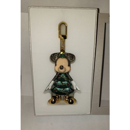 BAUBLEBAR DISNEY MINNIE MOUSE CHRISTMAS TREE DRESS BAG CHARM KEYCHAIN~NW~HOLIDAY