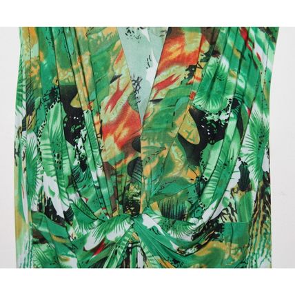 Womens Maxi Dress JULIA Long Green Maxi Dress Size M / L