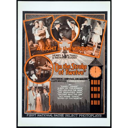 A LIGHT IN THE WINDOW 1927 Henry B. Walthall, Patricia Avery MINI POSTER