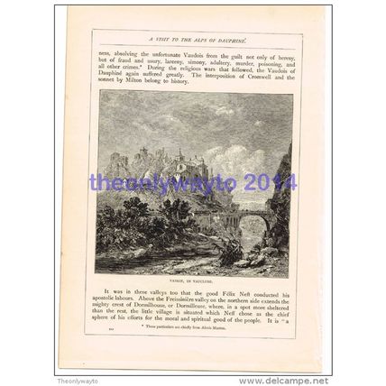 Vaison, in Vaucluse, France, Book Illustration (Print), 1880