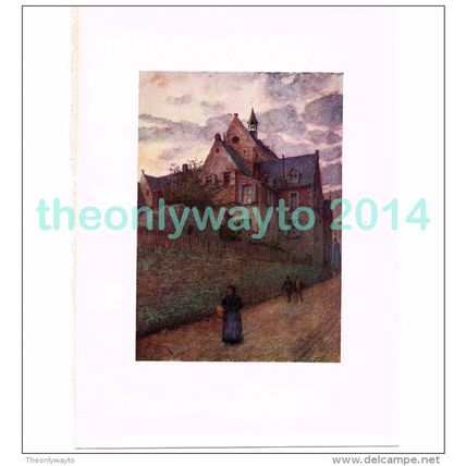 HOSPITAL, DINANT, BELGIUM, BOOK ILLUSTRATION (PRINT), 1908