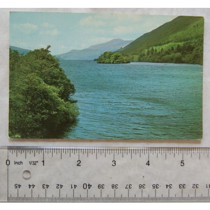 vintage postcard Loch Tay at Kenmore