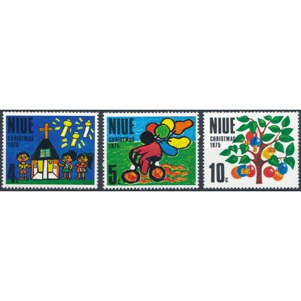 Christmas - Niue 1975 - NM H - SG 193/5