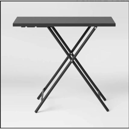 Folding Table- Indoor/Outdoor- Adjustable Height-Steel- by Room Essentials