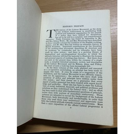 RARE* VINTAGE "THE BOOK OF THE LABOUR PARTY" VOLUMES 1-3 HARDBACK BOOKS (P14)