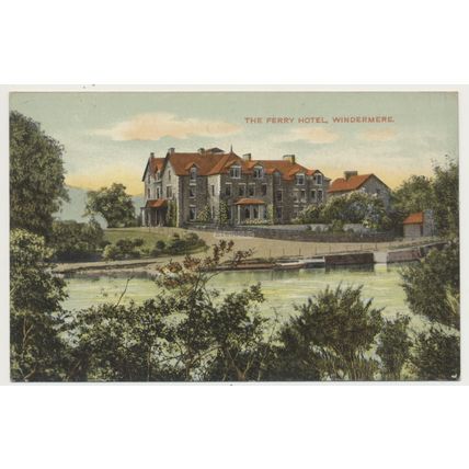 The Ferry Hotel, FAR SAWREY Windermere early 20th C. Star Series RPPC