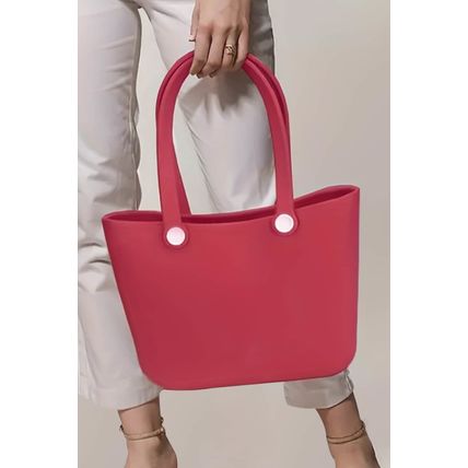 Fiery Red Waterproof Self-assembly Detachable Straps EVA Tote Bag