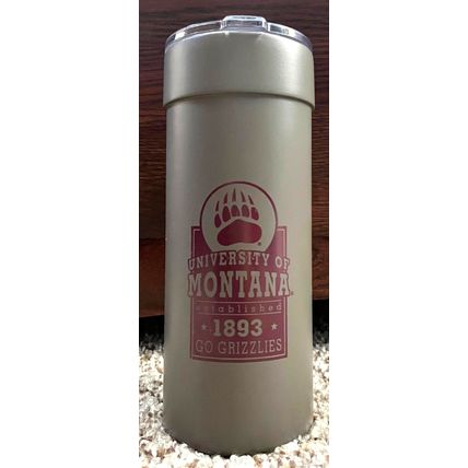 University of Montana 20 oz 18/8 Stainless Steel drinking bottle - New