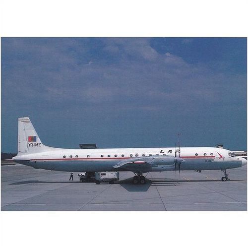 LAR Ilyushin IL 18D Aircraft Postcard (A24231)