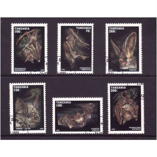 TANZANIA 1995 BATS 6 VALS FINE USED#2