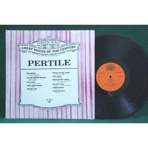 Aureliano Pertile - Greart Voices of the Century - SC 845 - NM