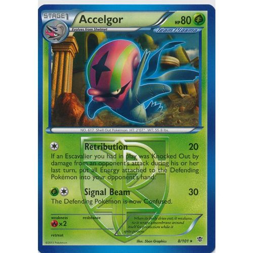 Pokemon Black & White Plasma Blast - #8/101 - Accelgor