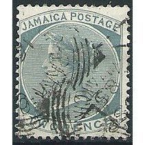 Jamaica 1885 SG20 2d Grey Wmk Crown CA Fine Used .. .