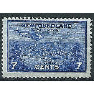 Newfoundland 1943 SG291 7c Ultramarine Mounted Mint ... .