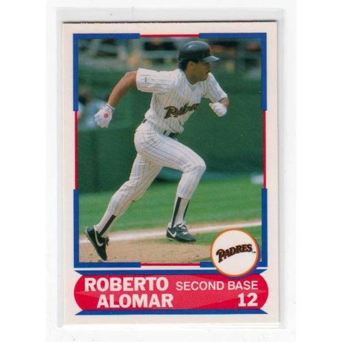 1989 Score Young SuperStars Roberto Alomar baseball card #29 –HOF - Padres