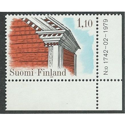 FIN 1979 U/M 1.10m 'HOUSE ARCHITECTURE' (EBID44-539)