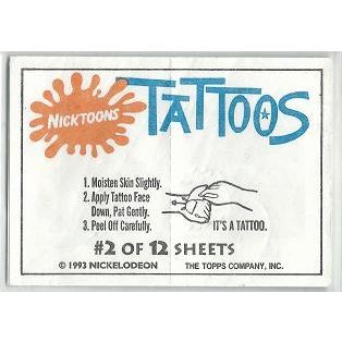 NICKTOONS ' TATTOOS ' card # 2 ( 1993 )