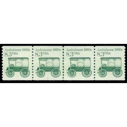2128 8.3c Ambulance Very Fine MNH Dry Gum PNC 1/4 R0592