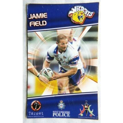 West Yorkshire Police card No. 20 Jamie Field, Wakefield Trinity Wildcats