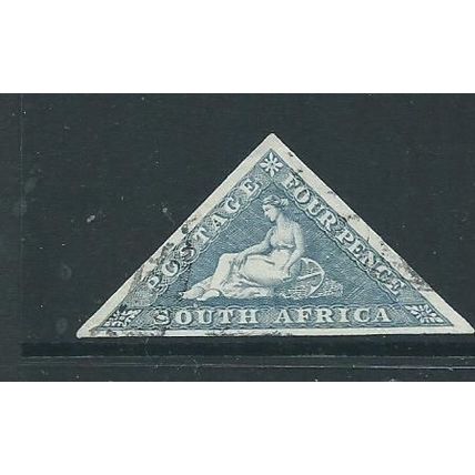 south africa stamps sg 33 sg33 used pale blue a