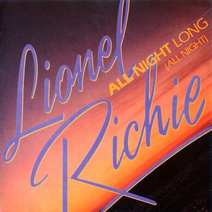Lionel Richie - All Night Long (All Night) 7", Single, Pus Very Good Plus (VG+)