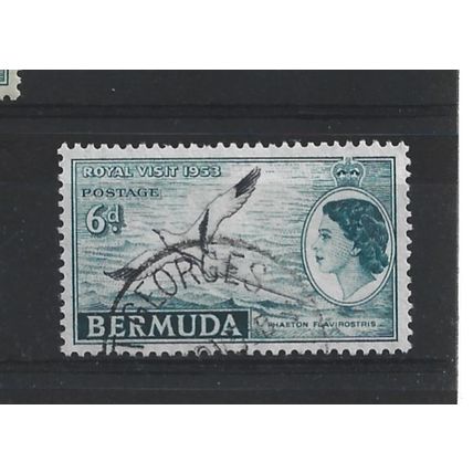 Bermuda.1953 Royal Visit stamp.Fine Used.Mar25