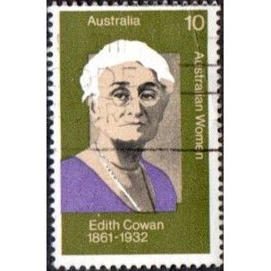 Australia 1975 $0.10c Value. Famous Australians (7) Edith Cowan. Fine Used