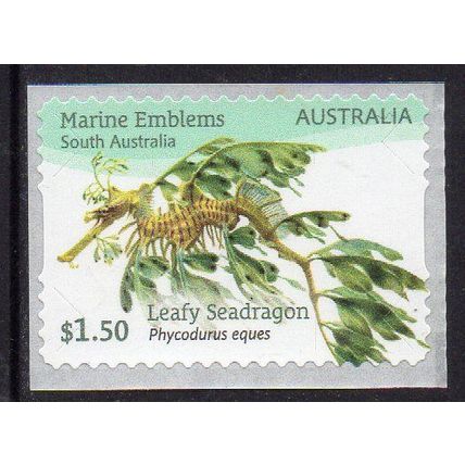 AUSTRALIA: 2024, MARINE EMBLEMS, LEAFY SEADRAGON, MNH SELF-ADHESIVE STAMP. +