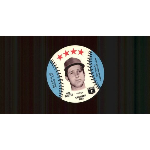 1976 Isaly Discs Don Gullett