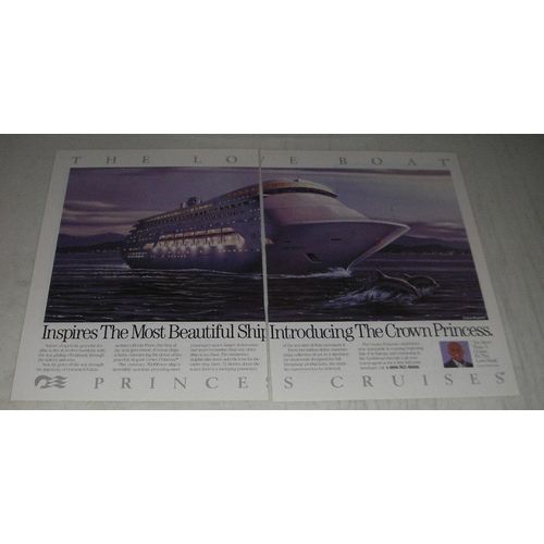 1990 Princess Cruises Ad - Gavin MacLeod - The love boat inspires the most