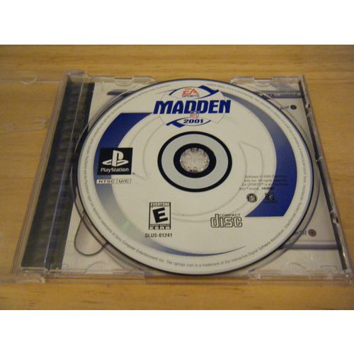 Madden NFL 2001 (Sony PlayStation 1, 2000) - No Manual!!!