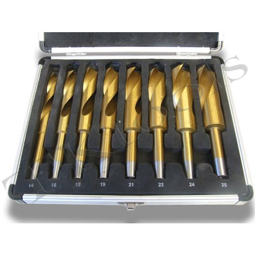 Blacksmiths Extra Large 8 Piece HSS Drill Set 14mm – 25mm, 13mm Shank