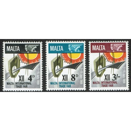 Malta 1968 International Trade Fair set 3v SG402-404 UM