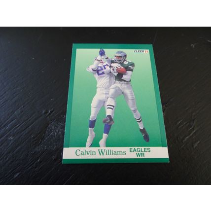 1991 Fleer Football Card # 337 Calvin Williams Excellent (5) Philadelphia Eagles