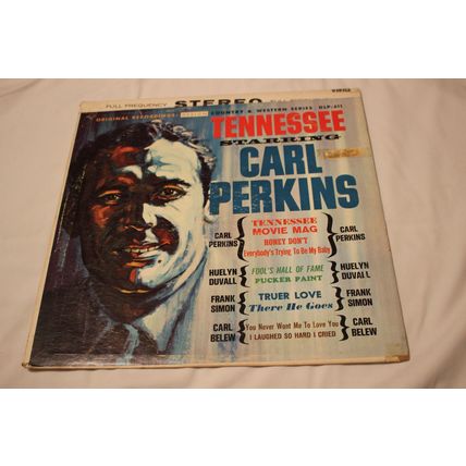 TENNESSEE STARRING CARL PERKINS-Various Artists LP STEREO Carl Belew