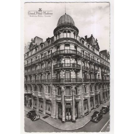 Grande Hotel Moderne Lourdes Victorian History French Postcard