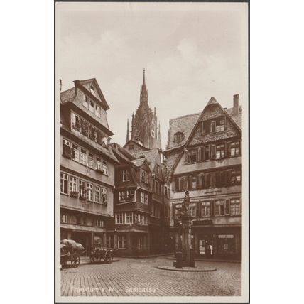 Saalgasse, Frankfurt am Main, c.1920s - Vaternahm Foto-AK