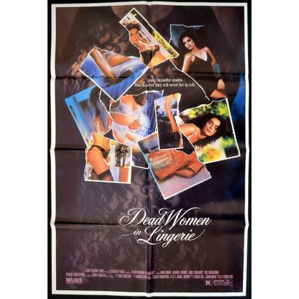 DEAD WOMEN IN LINGERIE 1991 John Romo, Maura Tierney, Jerry Orbach US 1-SHEET