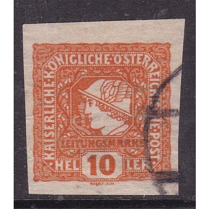 Austria 1916 Mercury 10h Newspaper Stamp Fine Used SG N269 VGC