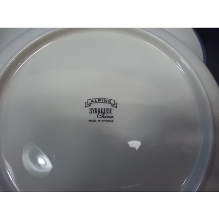3 Mint Vintage Syracuse Alpine Salad Luncheon Bread & Butter Plate 8 1/8"