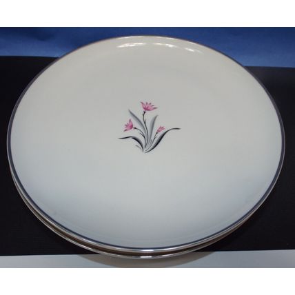 3 Mint Vintage Syracuse Alpine Salad Luncheon Bread & Butter Plate 8 1/8"