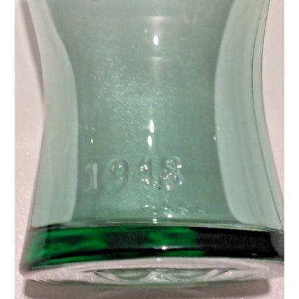 Vintage McDonald's 1948 Famous 15 Cent Hamburgers Green Collector Glass Set of 2