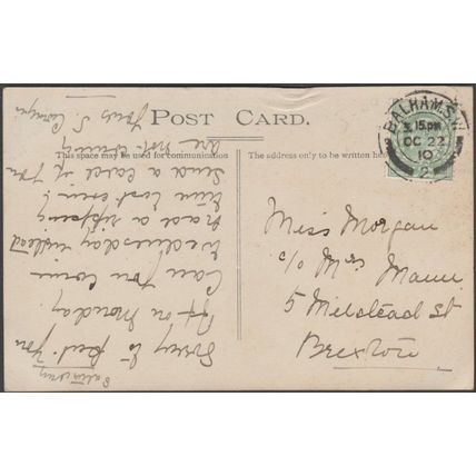 School Chapel, Rugby, Warwickshire, 1910 - ETW RP Postcard