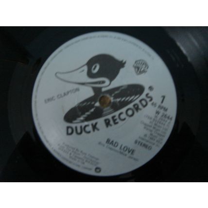 A5-ERIC CLAPTON-BAD LOVE-UK 7" SINGLE-1990-NM-PROMO Eric Clapton ‎