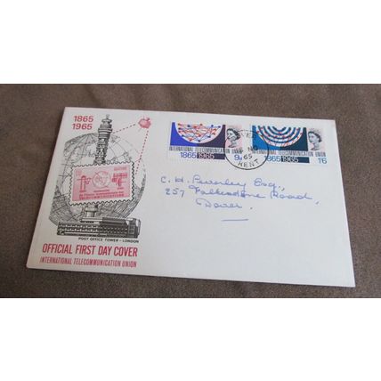 1965 GB FDC Cover - International Telecommunications - Dover Kent fr