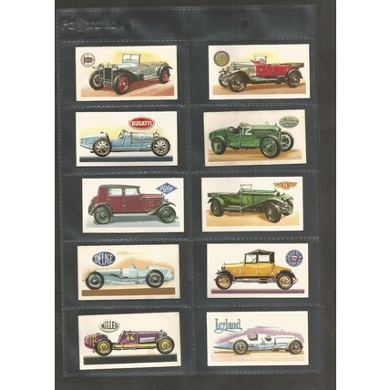 Brooke Bond History of the Motor Car 1968 Full set in Sleeves