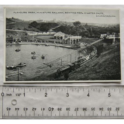 1939 postcard Scarborough Pleasure Park