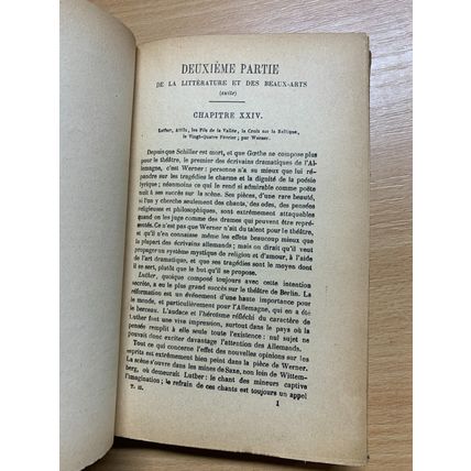 RARE* MADAME DE STAEL DE L'ALLEMAGNE VOLUME 2 FRENCH ANTIQUE BOOK (P3)