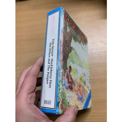 1978 MARK TWAIN "TOM SAWYER/HUCK FINN/PRINCE PAUPER" ILLUSTRATED HB BOOK (P4)
