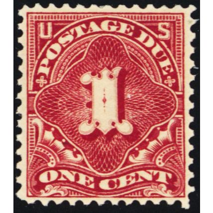 J38, Mint VF NH 1¢ - Postage Due Stamp - Stuart Katz